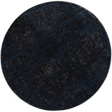 Safavieh Mila 6'-7" x 6'-7" Rug in Dark Blue / Black
