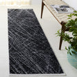 Safavieh Mila 2'-2" x 8'-0" Rug in Black / Beige Ivory