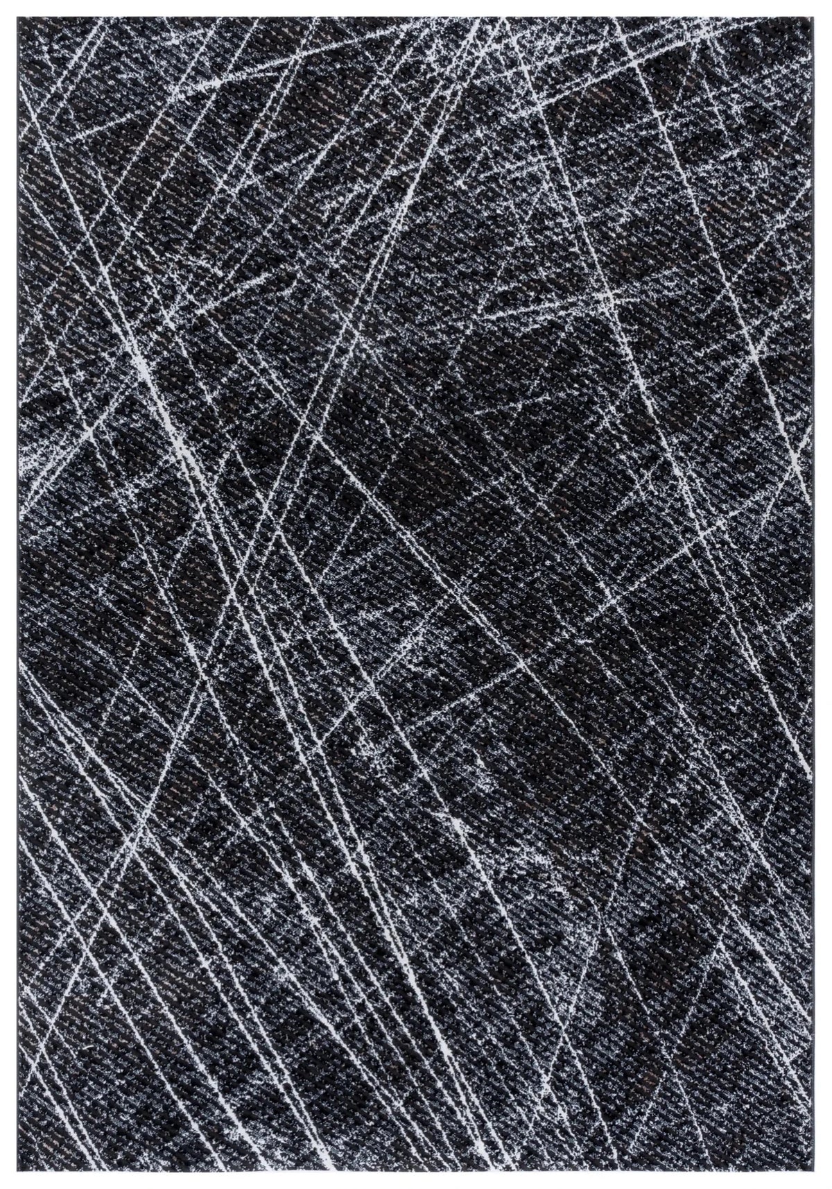 Safavieh Mila 4'-0" x 6'-0" Rug in Black / Beige Ivory