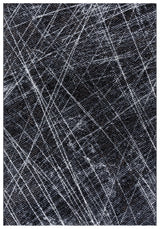 Safavieh Mila 4'-0" x 6'-0" Rug in Black / Beige Ivory