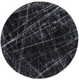 Safavieh Mila 6'-7" x 6'-7" Rug in Black / Beige Ivory
