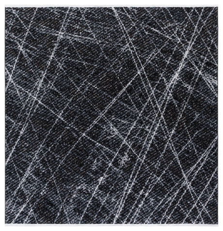 Safavieh Mila 6'-7" x 6'-7" Rug in Black / Beige Ivory