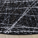 Safavieh Mila 6'-7" x 6'-7" Rug in Black / Beige Ivory