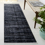 Safavieh Mila 2'-2" x 8'-0" Rug in Dark Blue / Black