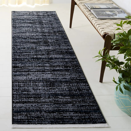 Safavieh Mila 2'-2" x 8'-0" Rug in Dark Blue / Black