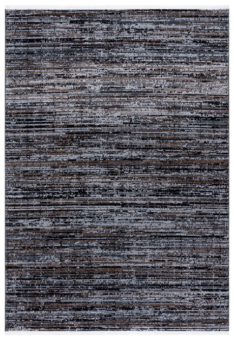Safavieh Mila 4'-0" x 6'-0" Rug in Brown / Ivory Black