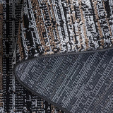 Safavieh Mila 4'-0" x 6'-0" Rug in Brown / Ivory Black