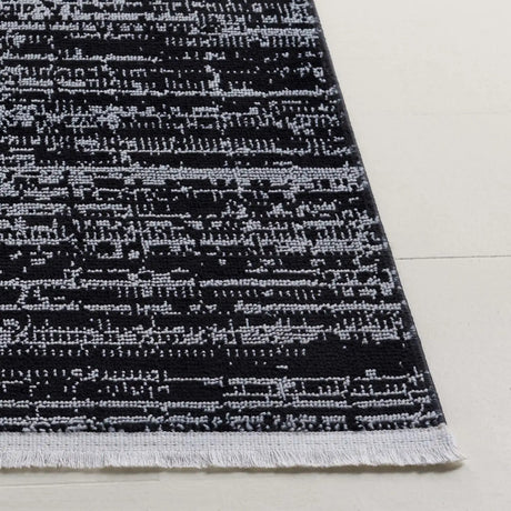 Safavieh Mila 4'-0" x 6'-0" Rug in Black / Ivory
