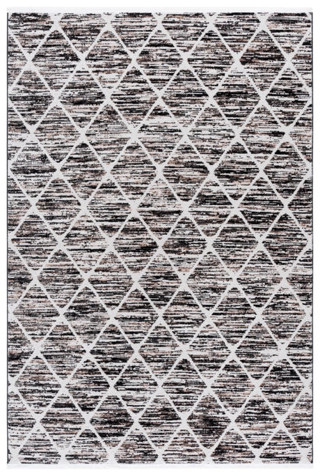 Safavieh Mila 4'-0" x 6'-0" Rug in Ivory / Black