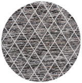 Safavieh Mila 6'-7" x 6'-7" Rug in Ivory / Black
