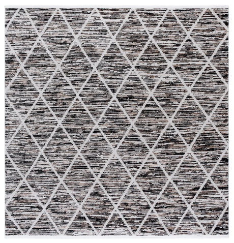 Safavieh Mila 6'-7" x 6'-7" Rug in Ivory / Black