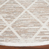 Safavieh Mila 6'-7" x 6'-7" Rug in Beige / Ivory