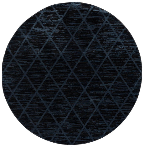 Safavieh Mila 6'-7" x 6'-7" Rug in Brown / Blue Black