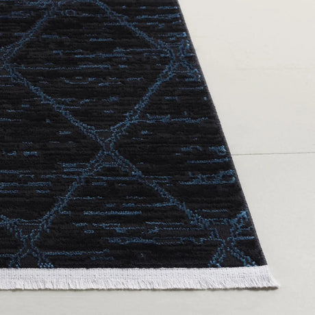 Safavieh Mila 4'-0" x 6'-0" Rug in Brown / Blue Black