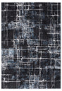 Safavieh Mila 4'-0" x 6'-0" Rug in Black / Blue Ivory