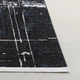 Safavieh Mila 4'-0" x 6'-0" Rug in Black / Blue Ivory