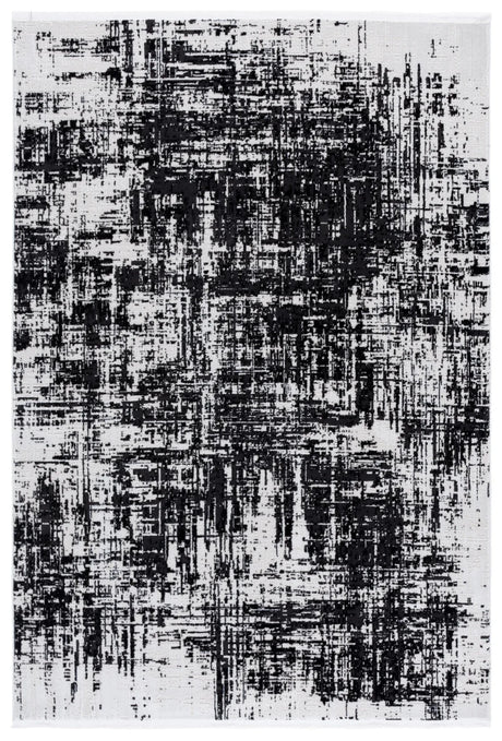 Safavieh Mila 4'-0" x 6'-0" Rug in Ivory / Black