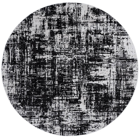 Safavieh Mila 6'-7" x 6'-7" Rug in Ivory / Black