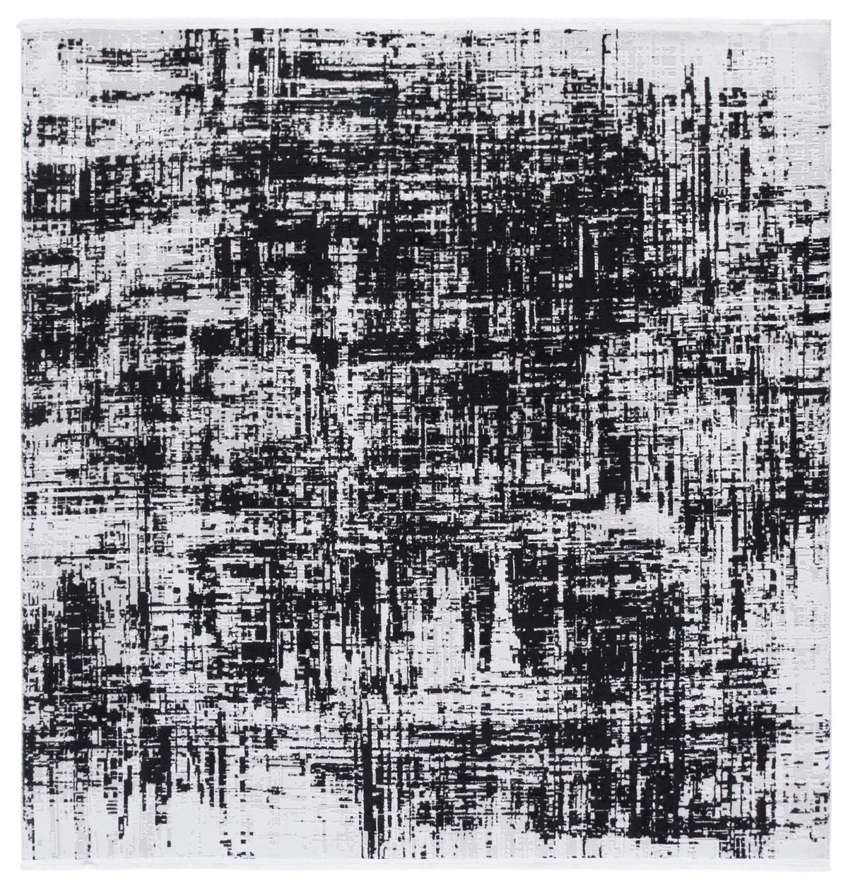Safavieh Mila 6'-7" x 6'-7" Rug in Ivory / Black