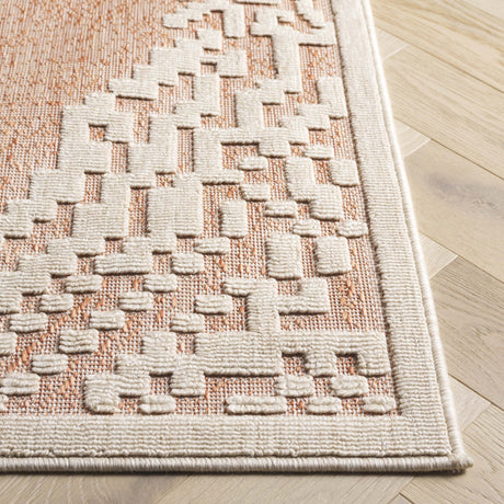Safavieh Milos Mlo102P Rust/Ivory Rug.