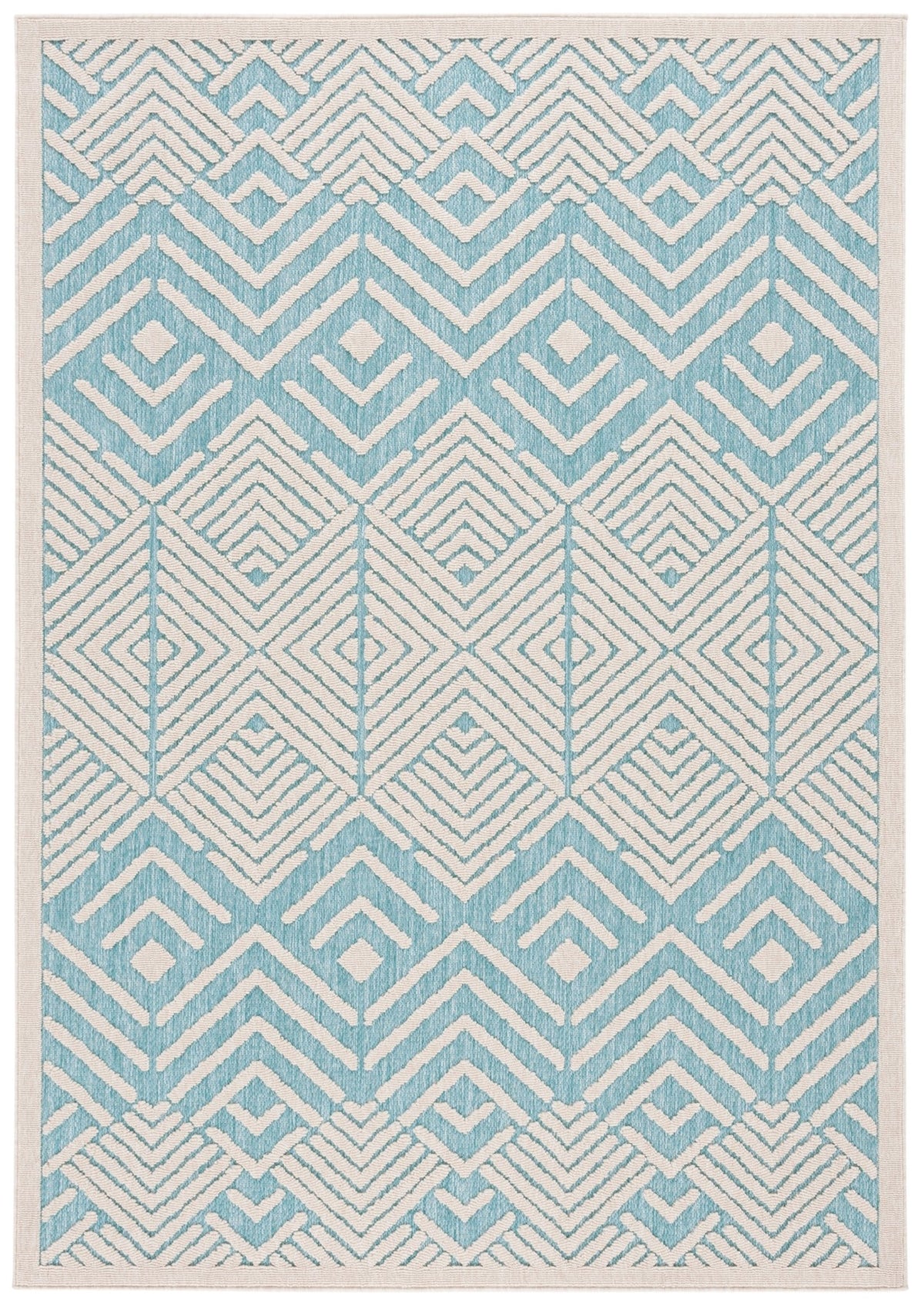 Safavieh Milos Mlo104K Turquoise/Ivory Rug.