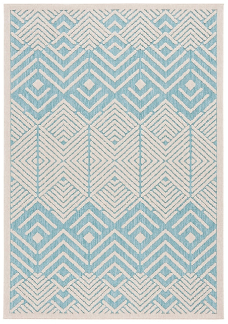 Safavieh Milos Mlo104K Turquoise/Ivory Rug.