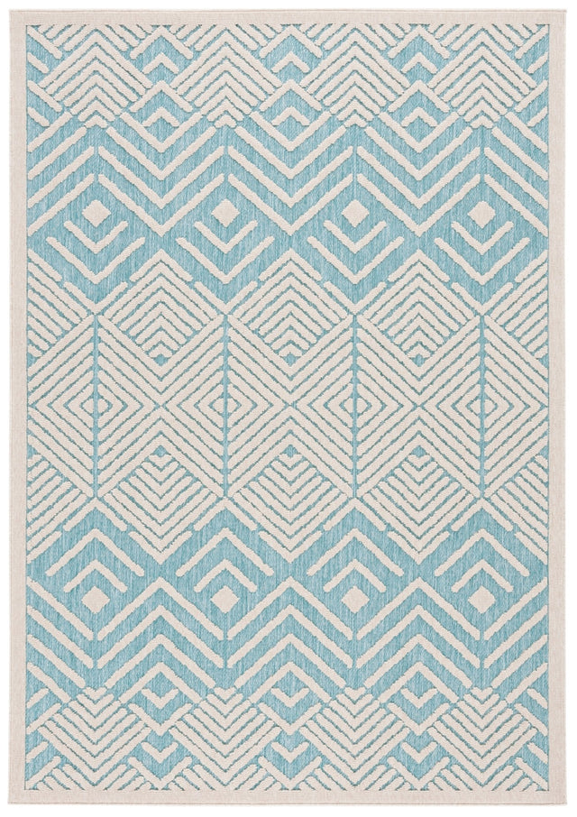 Safavieh Milos Mlo104K Turquoise/Ivory Rug.