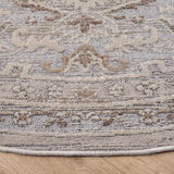 Safavieh Miranda 6'-6" x 6'-6" Rug in Beige / Grey Ivory