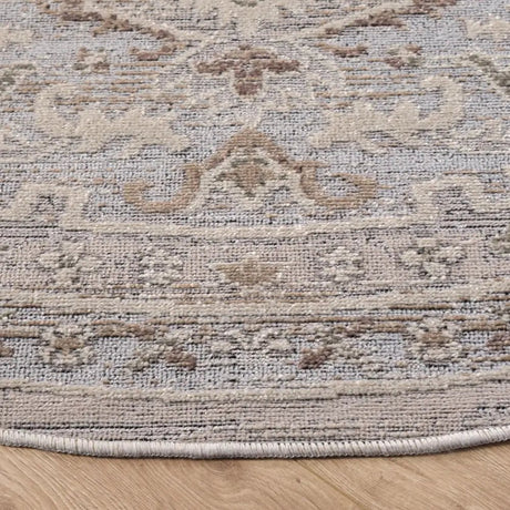 Safavieh Miranda 6'-6" x 6'-6" Rug in Beige / Grey Ivory