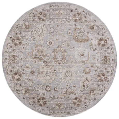 Safavieh Miranda 6'-6" x 6'-6" Rug in Grey / Ivory Beige