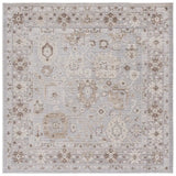 Safavieh Miranda 6'-6" x 6'-6" Rug in Grey / Ivory Beige
