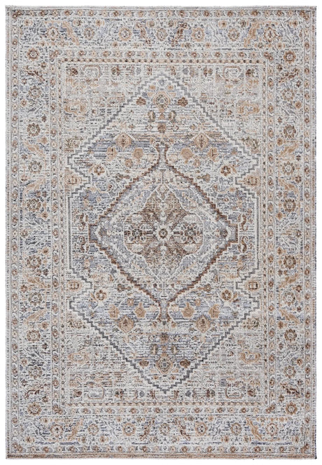 Safavieh Miranda 4'-0" x 6'-0" Rug in Beige / Grey Ivory