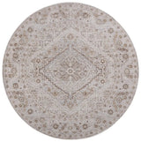 Safavieh Miranda 6'-6" x 6'-6" Rug in Beige / Grey Ivory