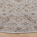 Safavieh Miranda 6'-6" x 6'-6" Rug in Beige / Grey Ivory