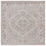 Safavieh Miranda 6'-6" x 6'-6" Rug in Beige / Grey Ivory