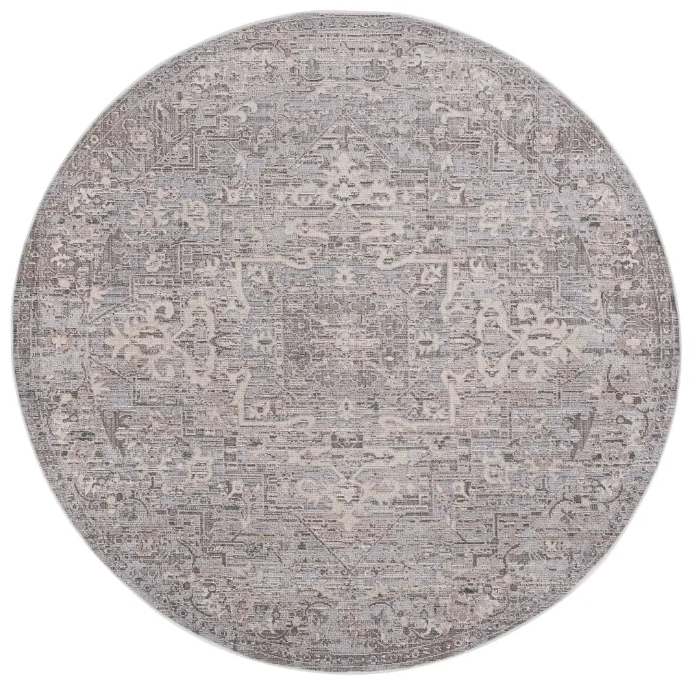 Safavieh Miranda 6'-6" x 6'-6" Rug in Grey / Ivory