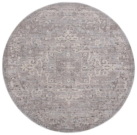 Safavieh Miranda 6'-6" x 6'-6" Rug in Grey / Ivory