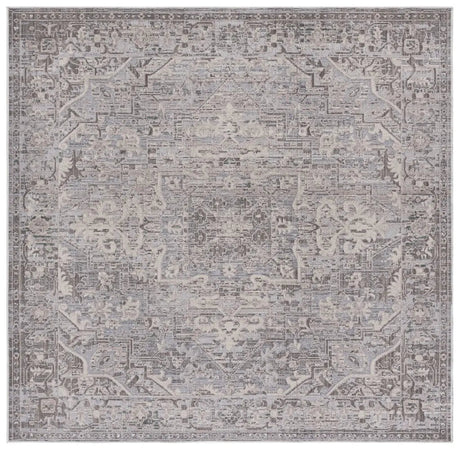 Safavieh Miranda 6'-6" x 6'-6" Rug in Grey / Ivory