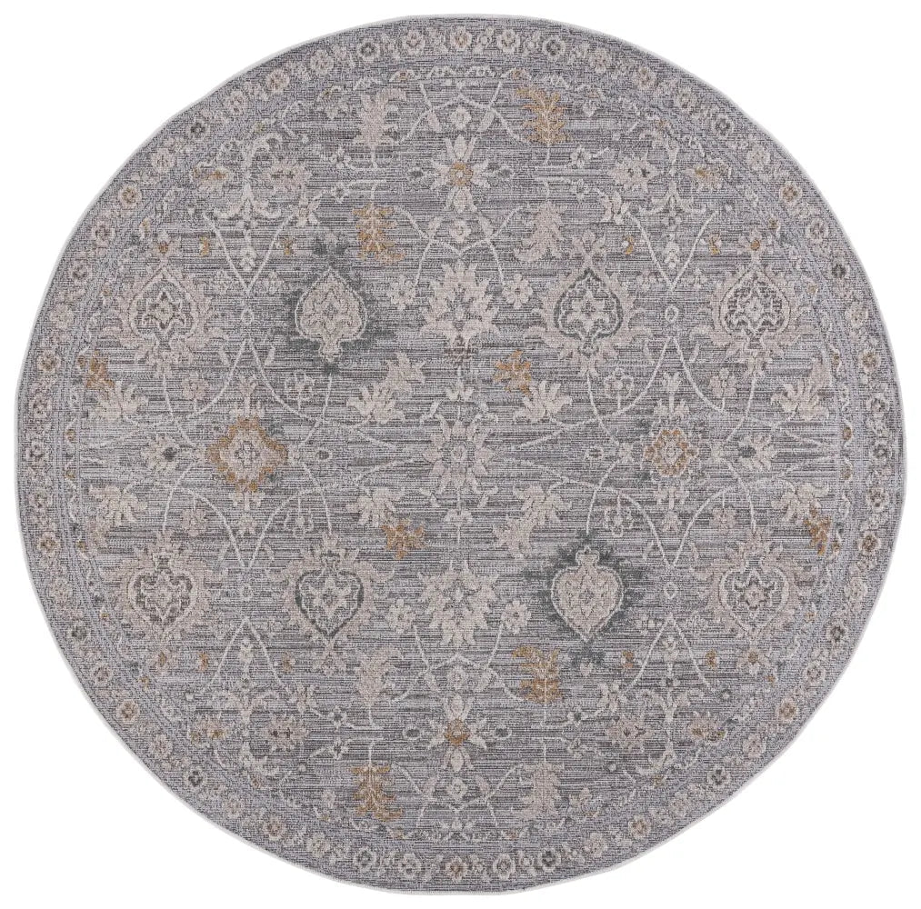 Safavieh Miranda 6'-6" x 6'-6" Rug in Grey / Ivory Beige