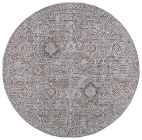 Safavieh Miranda 6'-6" x 6'-6" Rug in Grey / Ivory Beige