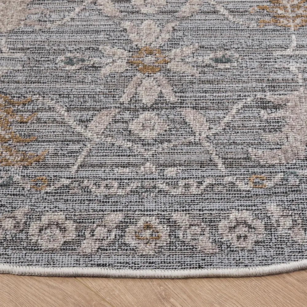 Safavieh Miranda 6'-6" x 6'-6" Rug in Grey / Ivory Beige