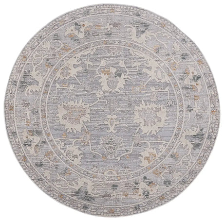 Safavieh Miranda 6'-6" x 6'-6" Rug in Grey / Ivory Beige