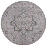 Safavieh Miranda 6'-6" x 6'-6" Rug in Grey / Ivory Beige