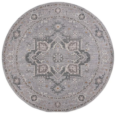 Safavieh Miranda 6'-6" x 6'-6" Rug in Grey / Ivory Beige