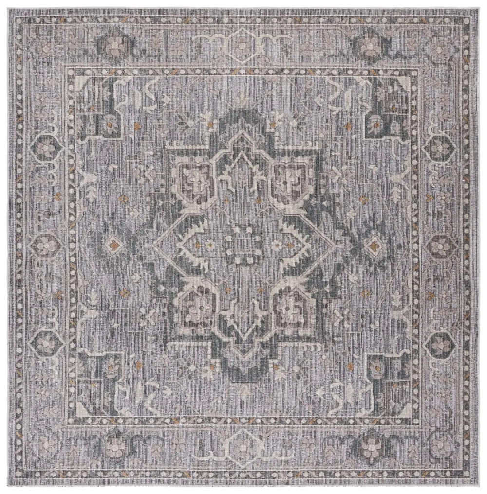 Safavieh Miranda 6'-6" x 6'-6" Rug in Grey / Ivory Beige