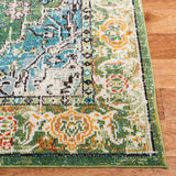 Safavieh Monaco 4'-0" x 5'-7" Rug in Green / Turquoise