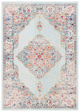 Safavieh Monaco Mnc280A Ivory/Turquoise Rug.