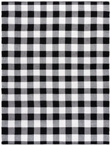 Safavieh Montauk 8'-0" x 10'-0" Rug in Black / Ivory