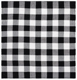 Safavieh Montauk 6'-0" x 6'-0" Rug in Black / Ivory
