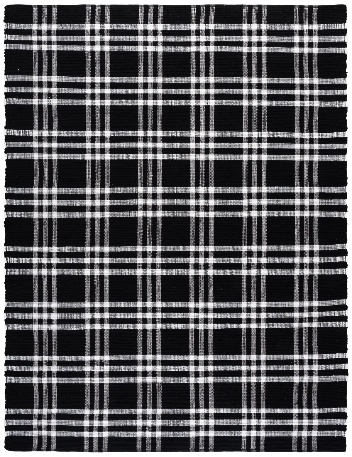 Safavieh Montauk 8'-0" x 10'-0" Rug in Black / Ivory
